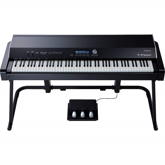 Đàn piano sân khấu kỹ thuật số Roland V-Piano với giá đỡ KS-V8