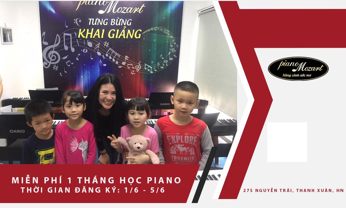 Dạy đàn piano miễn phí tại Hà Nội
