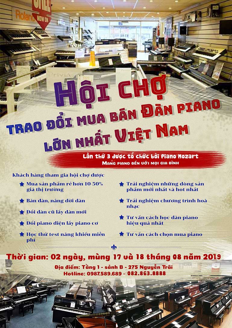 HỘI CHỢ PIANO MOZART LẦN THỨ 3