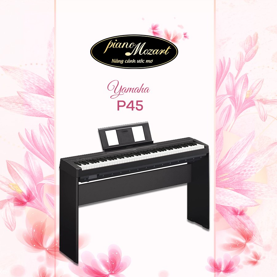 Cây đàn piano điện phong cách Yamaha P45