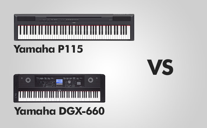 Yamaha DGX-660 vs Yamaha P-115: Bạn nên mua cây nào – P2
